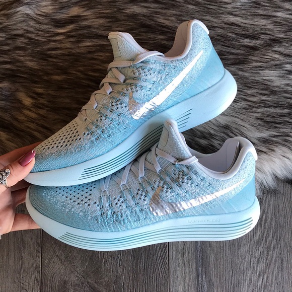 NWT🍭 Nike Lunarepic Flyknit 2 Silver Swoosh - Picture 5 of 8